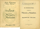 NUMISMATIC BOOKS Rosenberg Sally. XI. Verzeichnis verkäuflicher, Münzen und Medaillen, -