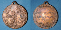 ALSACE Alsace. Mulhouse. Rattachement de Dornach. Médaille en cuivre. 27 mm -