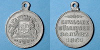 ALSACE Alsace. Mulhouse. Cavalcade. Médaille en étain. 29 mm -