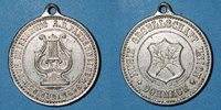 ALSACE Alsace. Mulhouse-Dornach. Société Union. Consécration du drapeau. Médaille zinc nickelé. 27 mm -