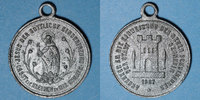 ALSACE Alsace. Cernay. Inauguration de la nouvelle école. Médaille étain. 28,7 mm -