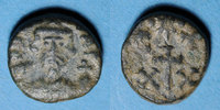 BYZANTINE EMPIRE follis Empire byzantin. Constant II (641-668). 1/2 . Carthage, 4e émission, 648-658 -