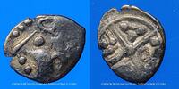 CELTIC COINS Obole Séquanes. Région de Besançon. vers 80-50 AC. R ! R ! R ! -
