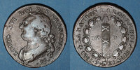FRENCH MODERN COINS 12 deniers Constitution (1791-1792). °MA°. Marseille. Cuivre. Type FRANCOIS -