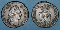 FRENCH ROYAL COINS 1/2 sol Louis XV (1715-1774). d'Aix & -