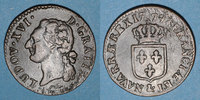 FRENCH ROYAL COINS 1/2 sol Louis XVI (1774-1793). &. Aix. 1er sem. -