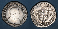 FRENCH ROYAL COINS Teston Charles IX (1560-1574). Monnayage au nom de Henri II. du Dauphiné Grenoble (Z pointé) -
