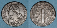 FRENCH MODERN COINS 3 deniers Constitution (1791-1792). Lyon. 2e semestre. Type FRANCOIS -