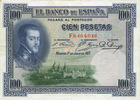 OTHER FOREIGN NOTES 100 pesetas Espagne. Banque d'Espagne. (1936) -
