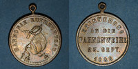 ALSACE Strasbourg. Harmonie de la Robertsau - Bénédiction du drapeau. Laiton. 28,5 mm. -