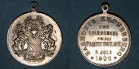 ALSACE Alsace. Strasbourg. Harmonie de Cronenbourg. Médaille laiton argenté. 29 mm -