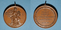 ALSACE Colmar. Corso. Compétition cycliste des clubs vélocipédiques colmariens. Médaille cuivre -