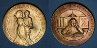 ALSACE bronze Alsace. Strasbourg. Bal du Médaille . 38 mm -
