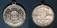 ALSACE Alsace. Mulhouse. 4e festival des chorales d'Alsace-Lorraine. Médaille en aluminium. 29 mm -