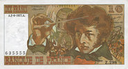 NOTES OF THE BANQUE DE FRANCE 10 francs Banque de France. Billet. Berlioz, -
