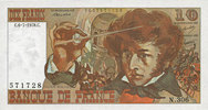 NOTES OF THE BANQUE DE FRANCE 10 francs Banque de France. Billet. Berlioz, Alphabet 306, lettre N -