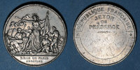 REVOLUTIONARY DOCUMENTS and WAR OF 1870 Guerre de 1870-1871. Siège de Paris. Médaille étain. 33,9 mm -