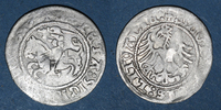 EUROPE gros Lituanie. Grand Duché. Sigismond II le Vieux (1506-1544). 1/2 -