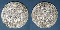 EUROPE gros Lituanie. Grand Duché. Sigismond III Auguste (1544-1572). 1/2 -