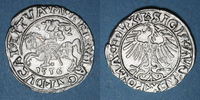 EUROPE gros Lituanie. Grand Duché. Sigismond III Auguste (1544-1572). 1/2 -