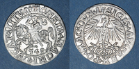 EUROPE gros Lituanie. Grand Duché. Sigismond III Auguste (1544-1572). 1/2 -