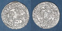EUROPE gros Lituanie. Grand Duché. Sigismond III Auguste (1544-1572). 1/2 -