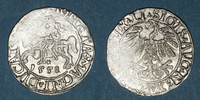 EUROPE gros Lituanie. Grand Duché. Sigismond III Auguste (1544-1572). 1/2 -