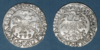 EUROPE gros Lituanie. Grand Duché. Sigismond III Auguste (1544-1572). 1/2 -