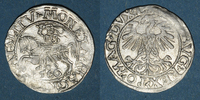 EUROPE gros Lituanie. Grand Duché. Sigismond III Auguste (1544-1572). 1/2 -