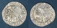 EUROPE gros Lituanie. Grand Duché. Sigismond III Auguste (1544-1572). 1/2 -