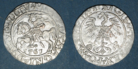 EUROPE gros Lituanie. Grand Duché. Sigismond III Auguste (1544-1572). 1/2 -