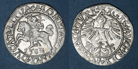 EUROPE gros Lituanie. Grand Duché. Sigismond III Auguste (1544-1572). 1/2 -