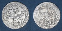 EUROPE gros Lituanie. Grand Duché. Sigismond III Auguste (1544-1572). 1/2 Différent : hache. R! R! R! -