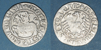 EUROPE gros Lituanie. Grand Duché. Sigismond II le Vieux (1506-1544). 1/2 -
