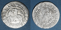 EUROPE gros Lituanie. Grand Duché. Sigismond II le Vieux (1506-1544). 1/2 -