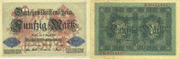 GERMANY 50 mark Allemagne. Billet. 5.8.1914, série B -