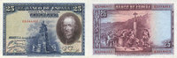 OTHER FOREIGN NOTES 25 pesetas Espagne. Banque d'Espagne. -