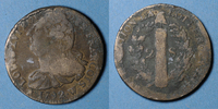 FRENCH MODERN COINS 2 sols Constitution (1791-1792). Lille, 1er semestre, type FRANCOIS -