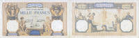NOTES OF THE BANQUE DE FRANCE 1000 francs Banque de France. Billet. Cérès et Mercure, -