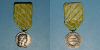 DECORATIONS Médaille d'honneur des Employés Communaux . Argent -