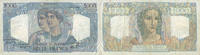 NOTES OF THE BANQUE DE FRANCE 1000 francs Banque de France. Billet. Minerve et Hercule, -
