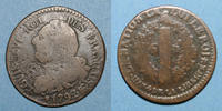 FRENCH MODERN COINS 6 deniers Constitution (1791-1792). Strasbourg. Type FRANCAIS. Cuivre -