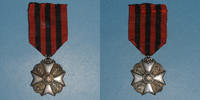 DECORATIONS Belgique. Décoration civique 1914-1918. Médaille argent de 2e classe -