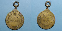 MEDALS Bronze 1832 Seurre (Côte dOr, Bourgogne). Plaque de métier. R ! R ! VF