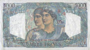 NOTES OF THE BANQUE DE FRANCE 1000 francs Banque de France. Billet. Minerve et Hercule, -