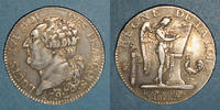 FRENCH MODERN COINS 3 livres Constitution (1791-1792). 1/2 écu de type FRANCOIS 2e semestre -