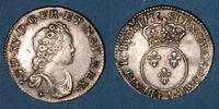 FRENCH ROYAL COINS Louis XV (1715-1774). 1/10 écu vertugadin Dijon. Réformation ! -
