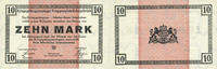 GERMANY - WAR PRISON CAMPS (1914-1918) 10 mark Allemagne. Königsbrück. Kriegsgefangenenlager - Truppenplatz Königsbrück. Billet. -