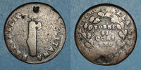 FRENCH MODERN COINS Italie. République Parthénopéenne. 4 tornesi -