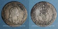 FRENCH ROYAL COINS Louis XV (1715-1774). 1/10 écu vertugadin Strasbourg -